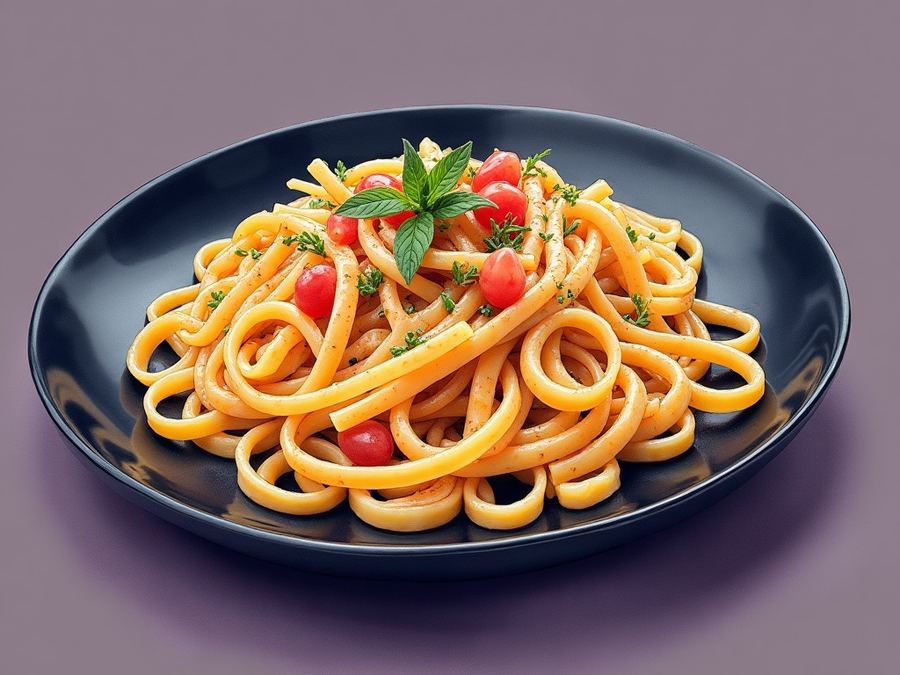Tagliatelle s lososom